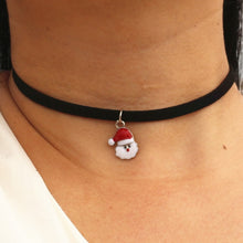 Load image into Gallery viewer, Choker Necklaces Women Black Velvet Suede Leather Chain Short Collares Fashion Jewelry Crown Peace Gothic 90's Bijoux Steampunk