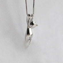 Load image into Gallery viewer, New Fashion Lovely Silver Plated Necklace Tiny Cute Cat Pendants Odd Fancy Jewelry Charm Pendant Necklace