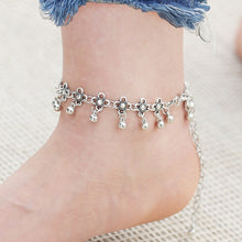 Load image into Gallery viewer, IF ME Boho Bohemia Alloy Chain Link Anklet Flower Pendant Summer Beach Ankles Foot Bracelet New Fashion Foot Jewelry For Women