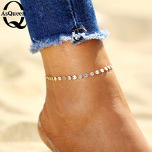 Load image into Gallery viewer, Fine Sexy Anklet Ankle Bracelet Cheville Barefoot Sandals Foot Jewelry Leg Chain On Foot Pulsera Tobillo For Women Halhal