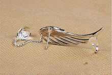 Load image into Gallery viewer, Hot Fashion Elegant Crystal Pendant Earrings Long  Angel Wing  Drop Dangle Earrings For Women