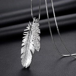 Meyfflin Long Necklaces & Pendants for Women Collier Femme Geometric Statement Colar Maxi Fashion Crystal Jewelry Bijoux 2019