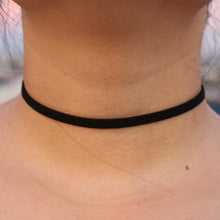 Load image into Gallery viewer, Elastic Chokers Necklaces For Women Black Lace Hollow Flower Short Clavicle Collares Fashion Jewelry Gothic Bijoux Steampunk
