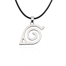 Load image into Gallery viewer, Hot Anime Naruto Necklace Kakashi Leaf Village Symbol Cosplay Pendant Necklaces Kakashi Konoha Ninja Jewelery Bijoux Collier