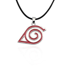 Load image into Gallery viewer, Hot Anime Naruto Necklace Kakashi Leaf Village Symbol Cosplay Pendant Necklaces Kakashi Konoha Ninja Jewelery Bijoux Collier