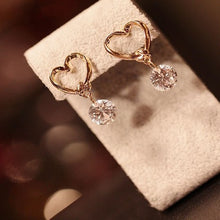 Load image into Gallery viewer, H23 New Imitation Pearl Heart Crystal Flower Leaf Angel Wings Geometry Stud Earrings For Women Statement Ear Jewelry Wholesale