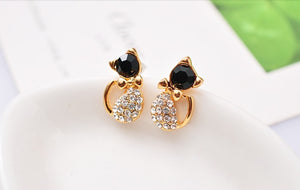 H23 New Imitation Pearl Heart Crystal Flower Leaf Angel Wings Geometry Stud Earrings For Women Statement Ear Jewelry Wholesale