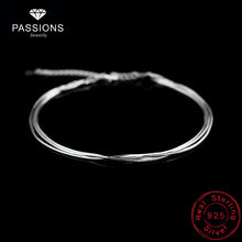 Load image into Gallery viewer, Hot Sale Sexy Beach Multilayer Snake Bones Anklets Foot Chain 925 Sterling Silver Foot Anklet Bracelet For Fashion Women Jewelry