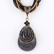 Load image into Gallery viewer, ZOSHI Blue natural crystal stone pendant necklace