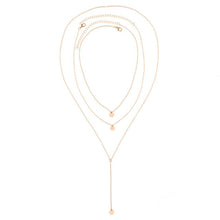 Load image into Gallery viewer, SRCOI Minimalist Round Disco Coin Chain Necklace