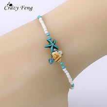 Load image into Gallery viewer, 2018 Shell Beads Starfish Anklets for Women Beach Anklet Leg Bracelet Handmade Bohemian Foot Chain Boho Jewelry Sandals Gift