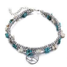 Load image into Gallery viewer, IF YOU Fashion Sea Turtles Imitation Pearls Starfish Charms Bracelets Anklets For Women Bohemian Summer Foot Chain Jewelry Gifts