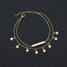 Load image into Gallery viewer, MissCyCy Boho Style Star Anklet Fashion Multilayer Foot Chain 2018 New Ankle Bracelet for Women Beach Accessories Gift