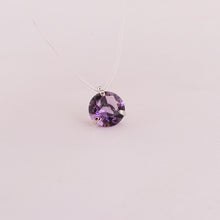 Load image into Gallery viewer, New 1piece 3claws CZ Collar Choker Necklace Invisible Transparent Fishing Line Crystal Silver Pendant Necklace for Women