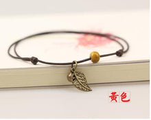 Load image into Gallery viewer, Simple Ceramic Anklets female  original hand-woven fashion anklets leaf ceramic jewelry jewlries wholesale #1023