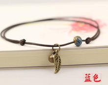 Load image into Gallery viewer, Simple Ceramic Anklets female  original hand-woven fashion anklets leaf ceramic jewelry jewlries wholesale #1023