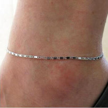 Load image into Gallery viewer, 1PC Simple Style Sexy Gold Silver Beach Anklet Chain Women Anklet Bracelet Barefoot Foot Jewelry Fashion  Accessories