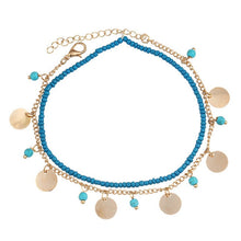 Load image into Gallery viewer, 2018 Fashion Crystal Anklets For Women Gold Silver Color Boho Anklet Bracelet on the Leg Foot Bracelets Bohemian Jewelry New