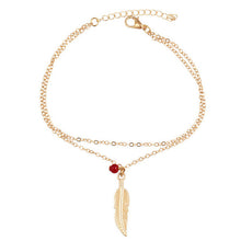 Load image into Gallery viewer, 2018 Fashion Crystal Anklets For Women Gold Silver Color Boho Anklet Bracelet on the Leg Foot Bracelets Bohemian Jewelry New