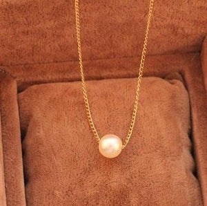 x3 Hot Sale Elegant Lady Fashion Imitation Pearl Pendant Necklaces For Women Concise Clavicle Chain Necklaces Excellent Jewelry