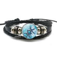 Load image into Gallery viewer, Sea Turtle Bracelet Sea Turtle Octopus Dolphin Starfish Glass Beads Button Bracelet Anklet Punk Style Men Women Fashion