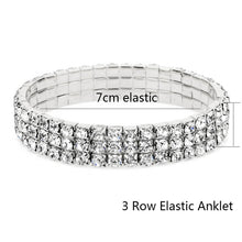 Load image into Gallery viewer, Elastic Anklet Stretch Anklets Women Boho Crystal Bracelet Cheville Barefoot Sandals Pulseras Tobilleras Mujer Foot Jewelry 2019