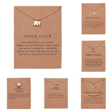 Load image into Gallery viewer, Fashion Elegant Animal Necklace Elephant Dragonfly Butterfly Flower Necklaces Vintage Necklace Pendant Charm Women Friend Gift