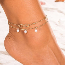 Load image into Gallery viewer, KISSWIFE 2018 Boho Opal Female Anklets Barefoot Crochet Sandals Foot Jewelry Leg New Anklets On Foot Ankle Bracelets For Women