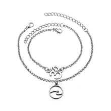 Load image into Gallery viewer, Miss JQ 3pcs/set New Fashion Infinite Anklet Foot Chain For Woman Summer Ankle Bracelet Charm 2 Color Anklets Foot Beach Jewelry