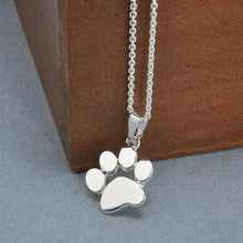 Load image into Gallery viewer, Fashion Cute Pets Dogs Footprints Paw Chain Pendant Necklace Necklaces &amp; Pendants Jewelry for Women Sweater necklace