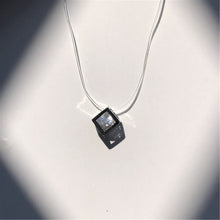 Load image into Gallery viewer, SUMENG Female Transparent Fishing Line Necklace Silver Invisible Chain Necklace Women Rhinestone Choker Necklace Collier Femme