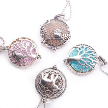 Load image into Gallery viewer, Aroma Diffuser Elephant Open Antique Vintage Lockets Pendant Perfume Essential Oil Aromatherapy Locket Necklace +1Sequin HJ166