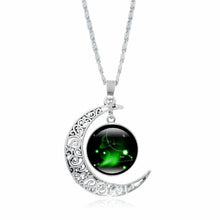 Load image into Gallery viewer, XUSHUI XJ 12 Constellation Glass Cabochon Pendant Necklace