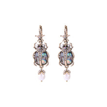 Load image into Gallery viewer, KISS ME Cultured Pearl Star Insect Earrings 2018 Personalized Cute Statement Earrings Fashion Women Jewelry Brinco Drop Earrings