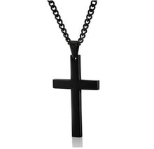 Load image into Gallery viewer, New Cross Necklaces &amp; Pendants For Men Stainless Steel Gold Colour Male Pendant Necklaces Prayer Jewelry Friend Gift