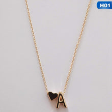 Load image into Gallery viewer, Fashion Tiny Dainty Heart Initial Necklace Personalized Letter Necklace Name Jewelry For Women Accessories Girlfriend Gift