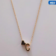 Load image into Gallery viewer, Fashion Tiny Dainty Heart Initial Necklace Personalized Letter Necklace Name Jewelry For Women Accessories Girlfriend Gift