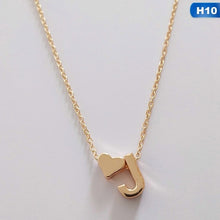 Load image into Gallery viewer, Fashion Tiny Dainty Heart Initial Necklace Personalized Letter Necklace Name Jewelry For Women Accessories Girlfriend Gift