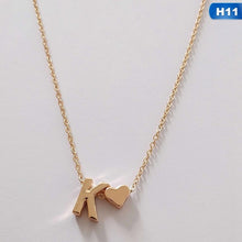 Load image into Gallery viewer, Fashion Tiny Dainty Heart Initial Necklace Personalized Letter Necklace Name Jewelry For Women Accessories Girlfriend Gift