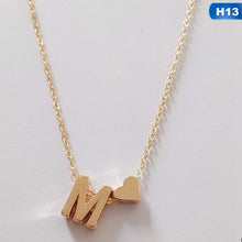 Load image into Gallery viewer, Fashion Tiny Dainty Heart Initial Necklace Personalized Letter Necklace Name Jewelry For Women Accessories Girlfriend Gift