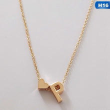 Load image into Gallery viewer, Fashion Tiny Dainty Heart Initial Necklace Personalized Letter Necklace Name Jewelry For Women Accessories Girlfriend Gift