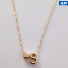 Load image into Gallery viewer, Fashion Tiny Dainty Heart Initial Necklace Personalized Letter Necklace Name Jewelry For Women Accessories Girlfriend Gift