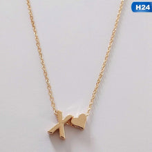 Load image into Gallery viewer, Fashion Tiny Dainty Heart Initial Necklace Personalized Letter Necklace Name Jewelry For Women Accessories Girlfriend Gift