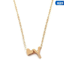Load image into Gallery viewer, Fashion Tiny Dainty Heart Initial Necklace Personalized Letter Necklace Name Jewelry For Women Accessories Girlfriend Gift