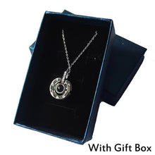 Load image into Gallery viewer, Dropshipping New Rose Gold Silver 100 Languages I Love You Projection Pendant Necklace Romantic Love Memory Wedding Necklace