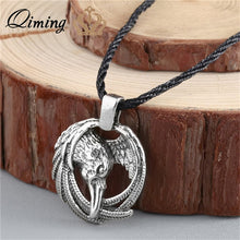Load image into Gallery viewer, Viking Valknut Pendant Men's Necklace Women Round Pagan Religious Male Man Slavic Silver Steampunk Jewelry Tibetan Amulet Gift