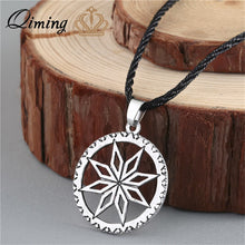 Load image into Gallery viewer, Viking Valknut Pendant Men's Necklace Women Round Pagan Religious Male Man Slavic Silver Steampunk Jewelry Tibetan Amulet Gift