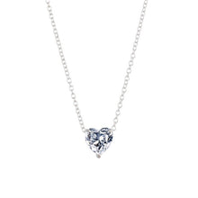 Load image into Gallery viewer, Crystal Heart Necklace Pendant Female Short Gold Chain Necklace Pendant Necklace Crystal Heart Necklace Chocker neck