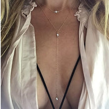 Load image into Gallery viewer, F10 Fashion Gold Color Multilayer Coin Tassels Lariat Bar Necklaces Beads Choker Feather Pendants Necklaces For Women Bijoux