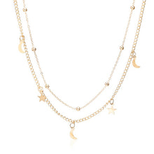 Load image into Gallery viewer, F10 Fashion Gold Color Multilayer Coin Tassels Lariat Bar Necklaces Beads Choker Feather Pendants Necklaces For Women Bijoux